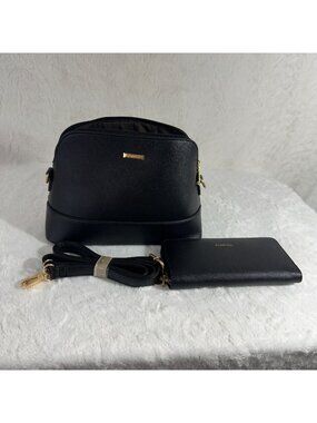 Elim &Paul crossbody purse & Wallet Set 2 piece set vegan leather nwot